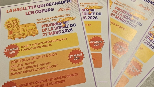Une soirée caritative organisée par des élèves de l'ECCG de Monthey